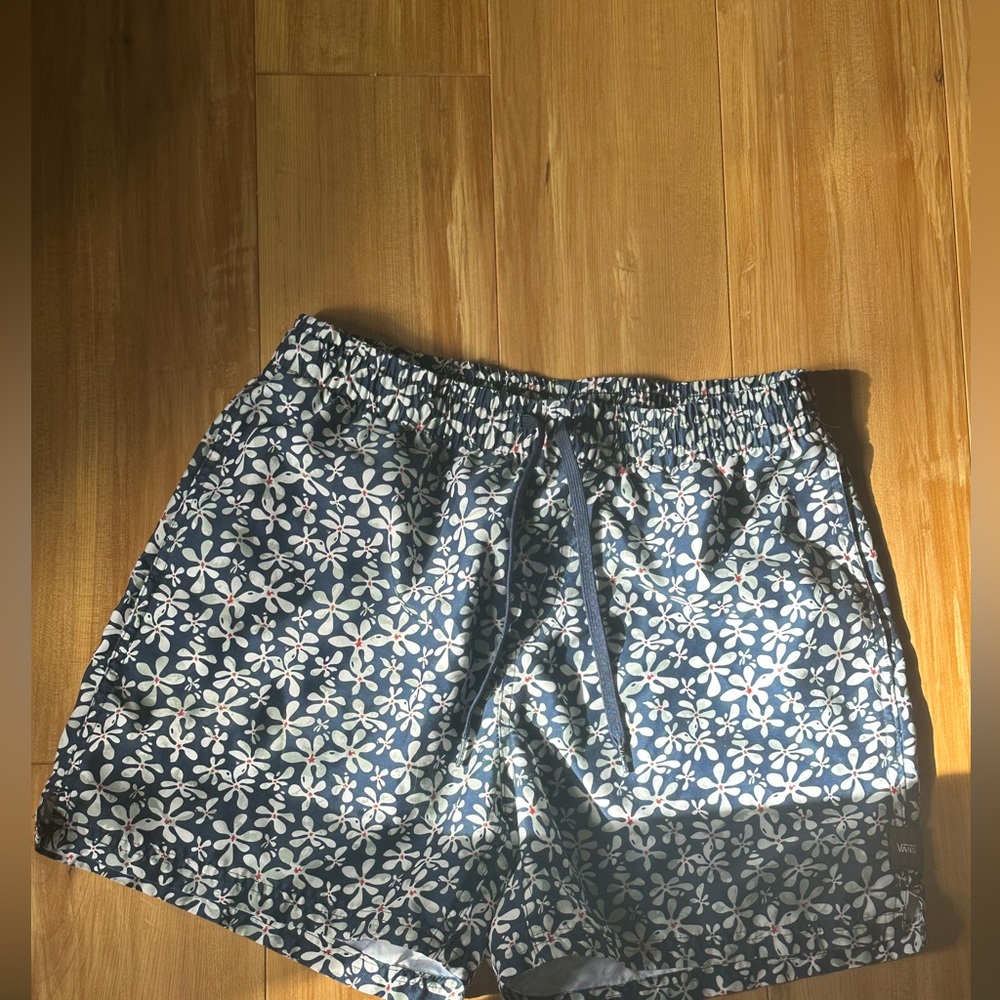 VANS Floral Blue Board Shorts